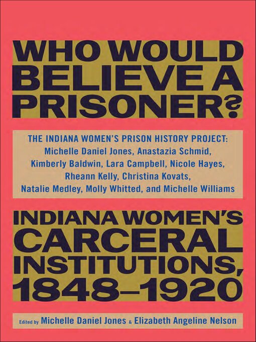Title details for Who Would Believe a Prisoner? by Michelle Daniel Jones - Available
